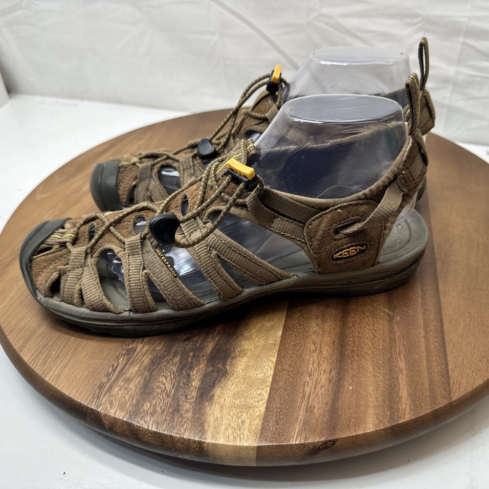 Keen Women's Sandals 10.5 Whisper Waterproof Brown Closed Toe - Picture 10 of 16